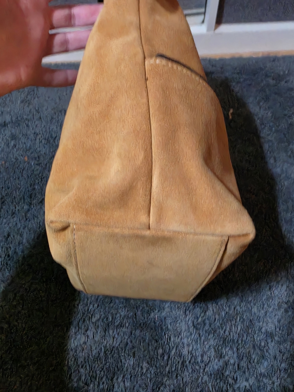 Dooney & Bourke Suede Hobo Bag - Picture 3 of 15